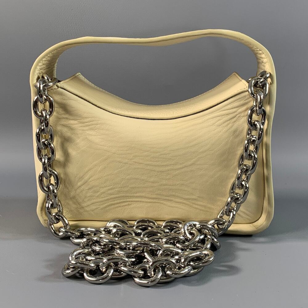 STAND STUDIO Cream Leather Cross Body Bag